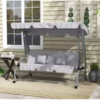 Komfortowa huśtawka bujana do rodzinnego wypoczynku na świeżym powietrzu