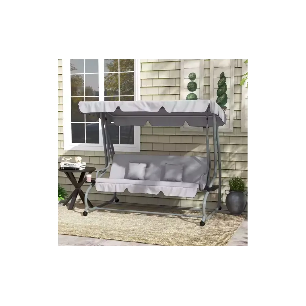 Komfortowa huśtawka bujana do rodzinnego wypoczynku na świeżym powietrzu