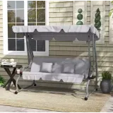 Komfortowa huśtawka bujana do rodzinnego wypoczynku na świeżym powietrzu