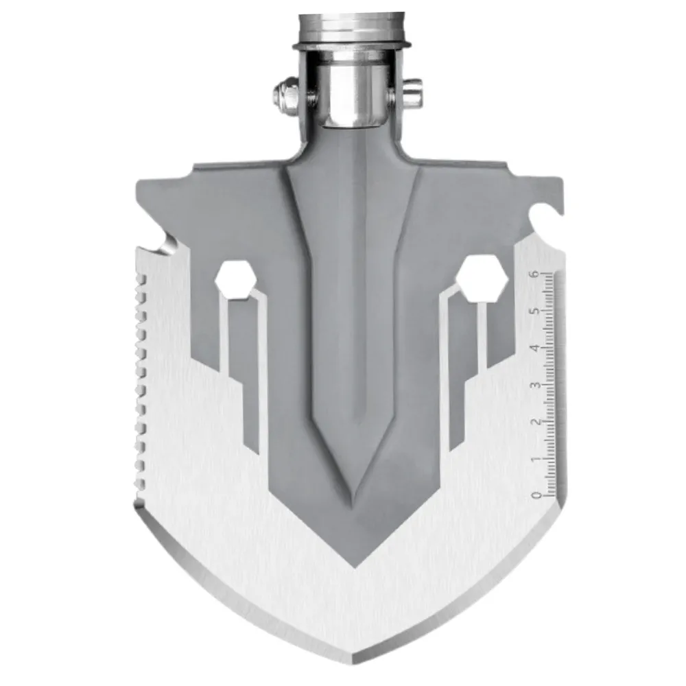 Zestaw taktycznych narzędzi survivalowych z nożem i krzesiwem