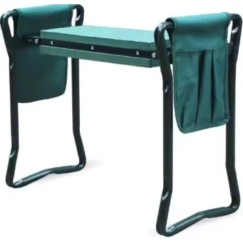 Klęcznik Ogrodowy Taboret Krzesełko Składane Z Przybornikiem 3w1