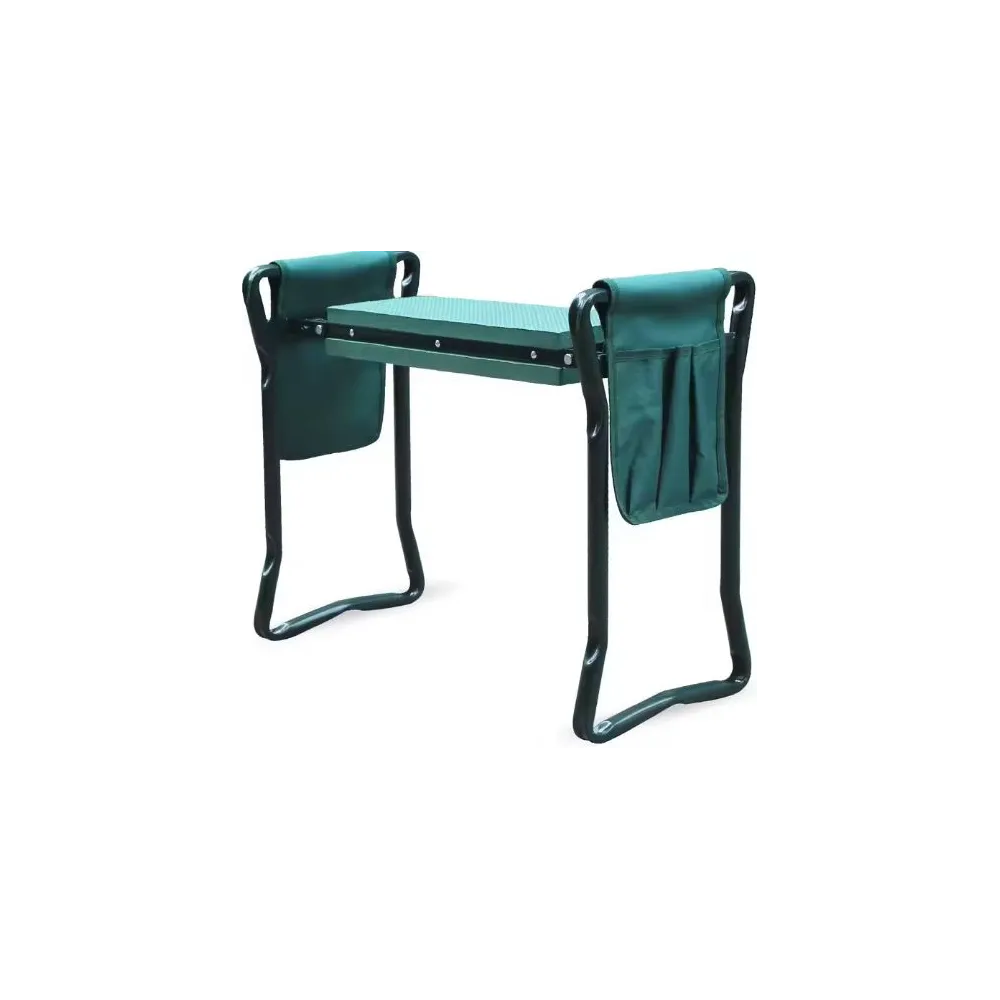 Widok taboretu ogrodowego 3w1 z miękką matą EVA