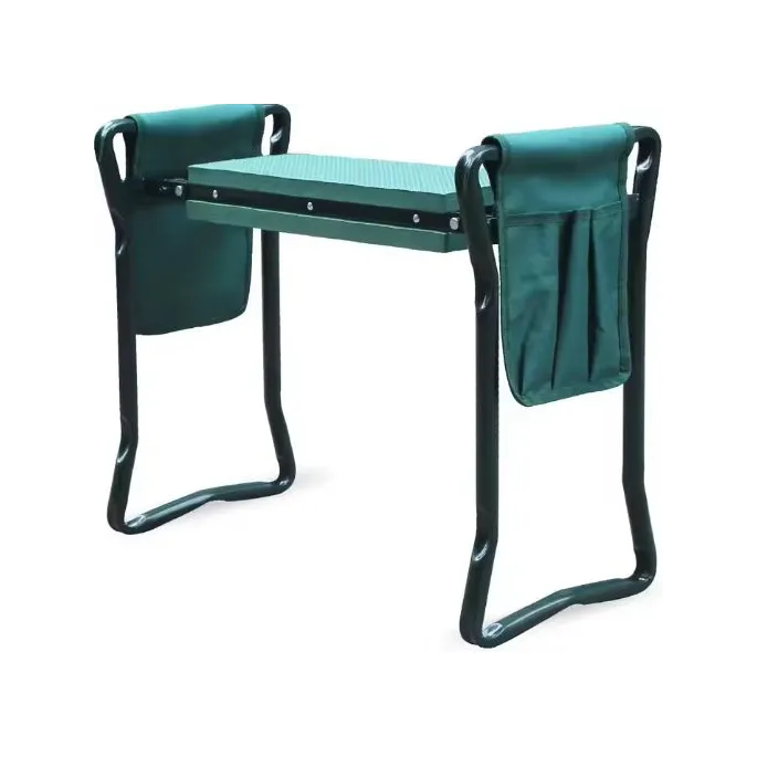 Widok taboretu ogrodowego 3w1 z miękką matą EVA