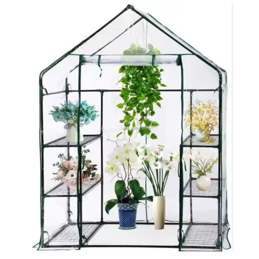 Przestronna mini szklarnia do uprawy roślin balkonowych