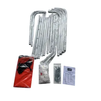 Zestaw bramkarski z siatką i matą do precyzyjnych strzałów dla młodzieży