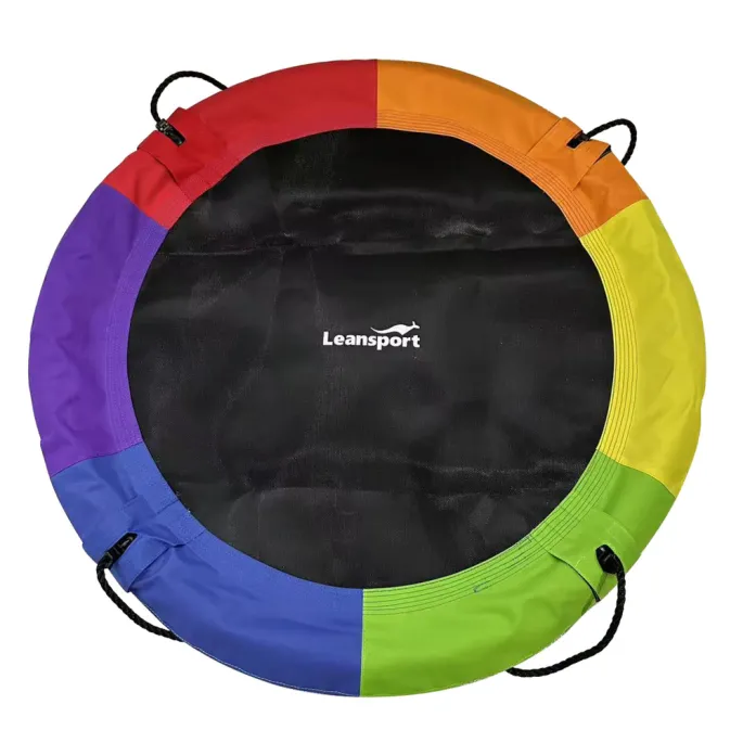 Bezpieczna huśtawka ogrodowa dla dzieci, kolorowa i odporna na warunki atmosferyczne