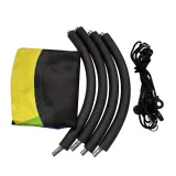 Wielokolorowa huśtawka Bocianie Gniazdo 100 cm z kompletnym zestawem montażowym