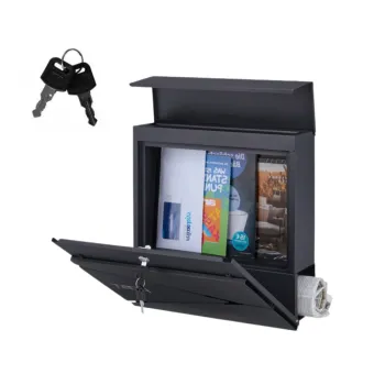 Wytrzymała skrzynka pocztowa na format A4, zamykana na klucz