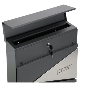 Skrzynka na listy i gazety z otworem na prasę, łatwa w montażu