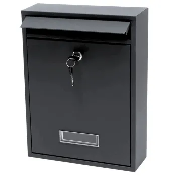 Elegancka skrzynka pocztowa do montażu na ogrodzeniu lub elewacji