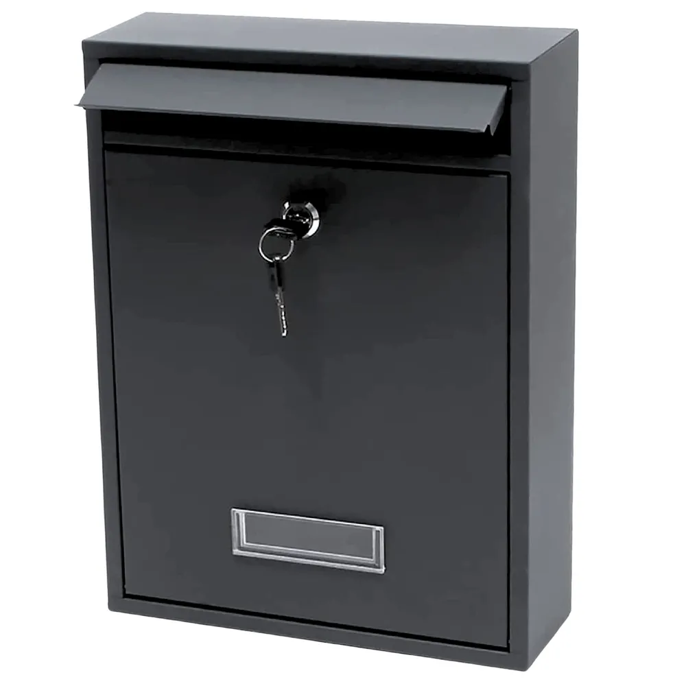 Elegancka skrzynka pocztowa do montażu na ogrodzeniu lub elewacji