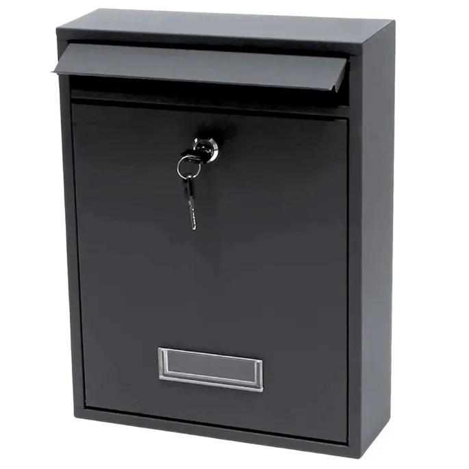 Elegancka skrzynka pocztowa do montażu na ogrodzeniu lub elewacji