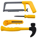 Kolorowe zabawkowe narzędzia dla dzieci wspierające rozwój manualny