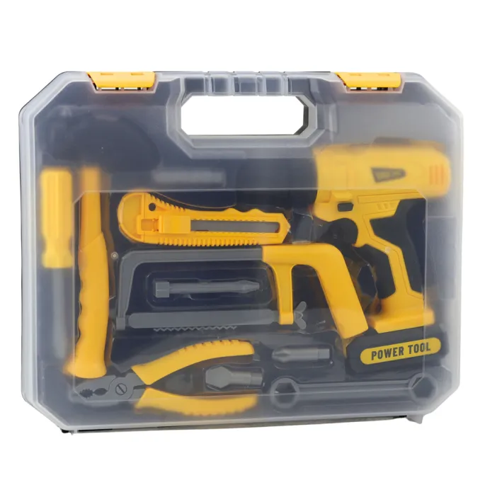 Walizka z bezpiecznymi narzędziami do kreatywnej zabawy dla najmłodszych