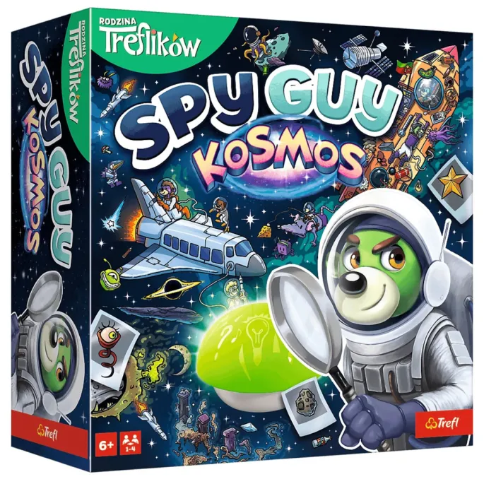 Gra Rodzinna Spy Guy Kosmos Trefl z elementami plansz i timerem