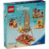 Model łodzi Vaiany z filmu Disney Princess w zestawie LEGO dla dzieci od 6 lat