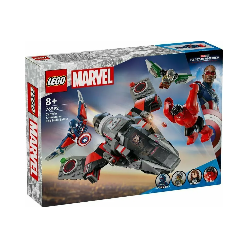Kreatywny zestaw LEGO Avengers z minifigurkami superbohaterów Marvela