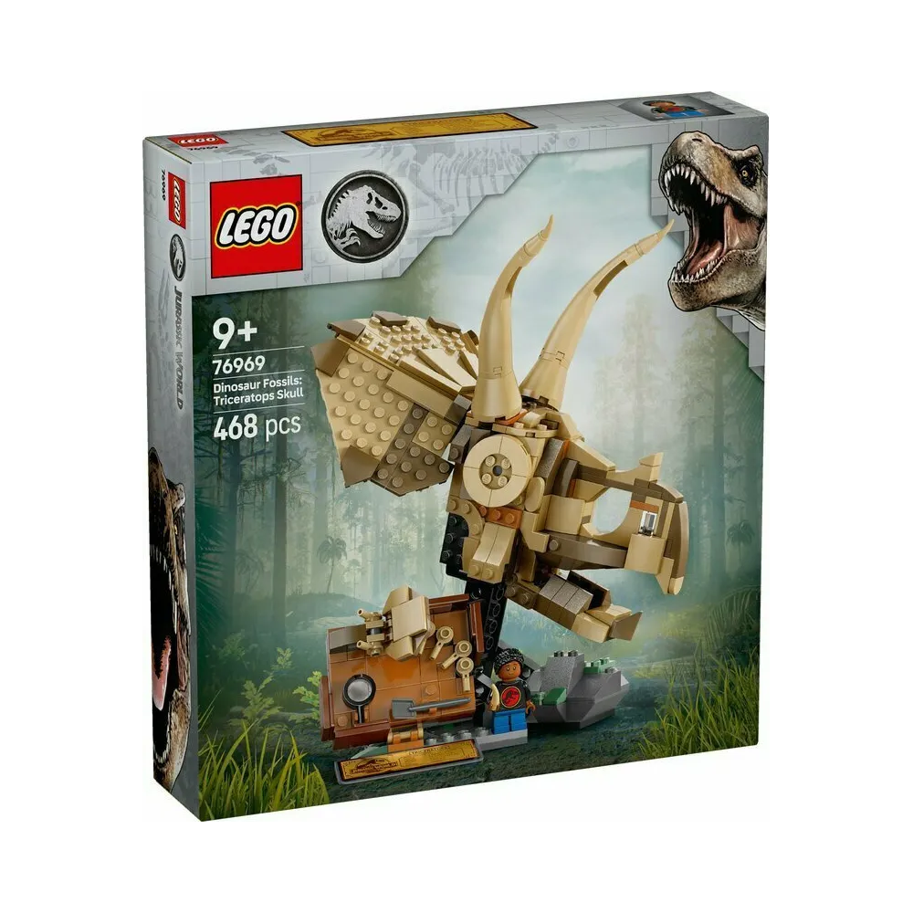 Zestaw LEGO Jurassic World z minifigurką i narzędziami do wykopalisk