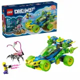 Zestaw LEGO DREAMZZZ 71491 przedstawiający sportowy pojazd i minifigurki