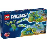 Kolorowy samochód wyścigowy z serii LEGO DREAMZZZ w dynamicznej scenerii