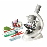 Mikroskop edukacyjny z akcesoriami i polską instrukcją