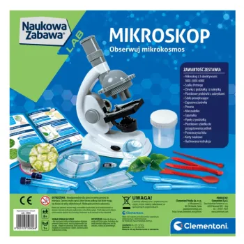 Prezent edukacyjny: zestaw do nauki mikroświata dla młodych odkrywców