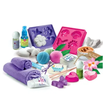 Naukowa Zabawa Salon Urody Kule do Kąpieli Mydełka Kremy Język Polski Clementoni 50690