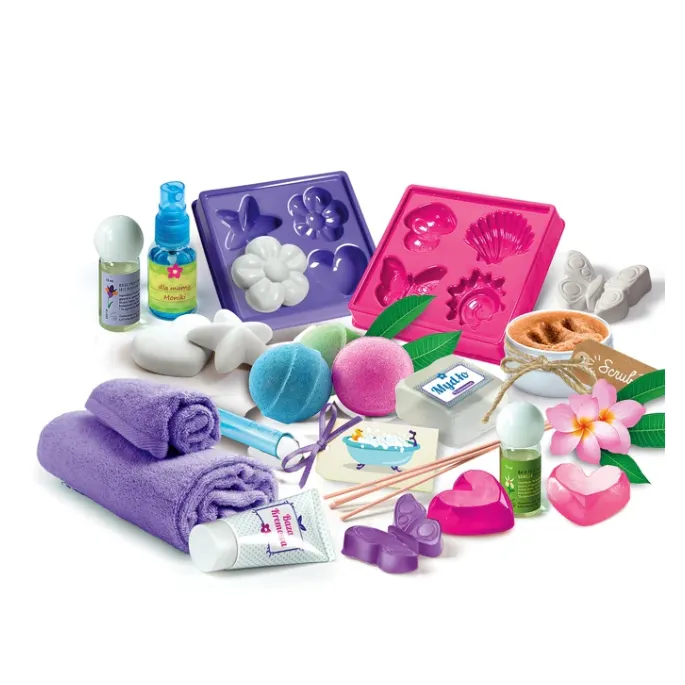 Kreatywny zestaw dla dzieci do tworzenia kul do kąpieli i mydełek