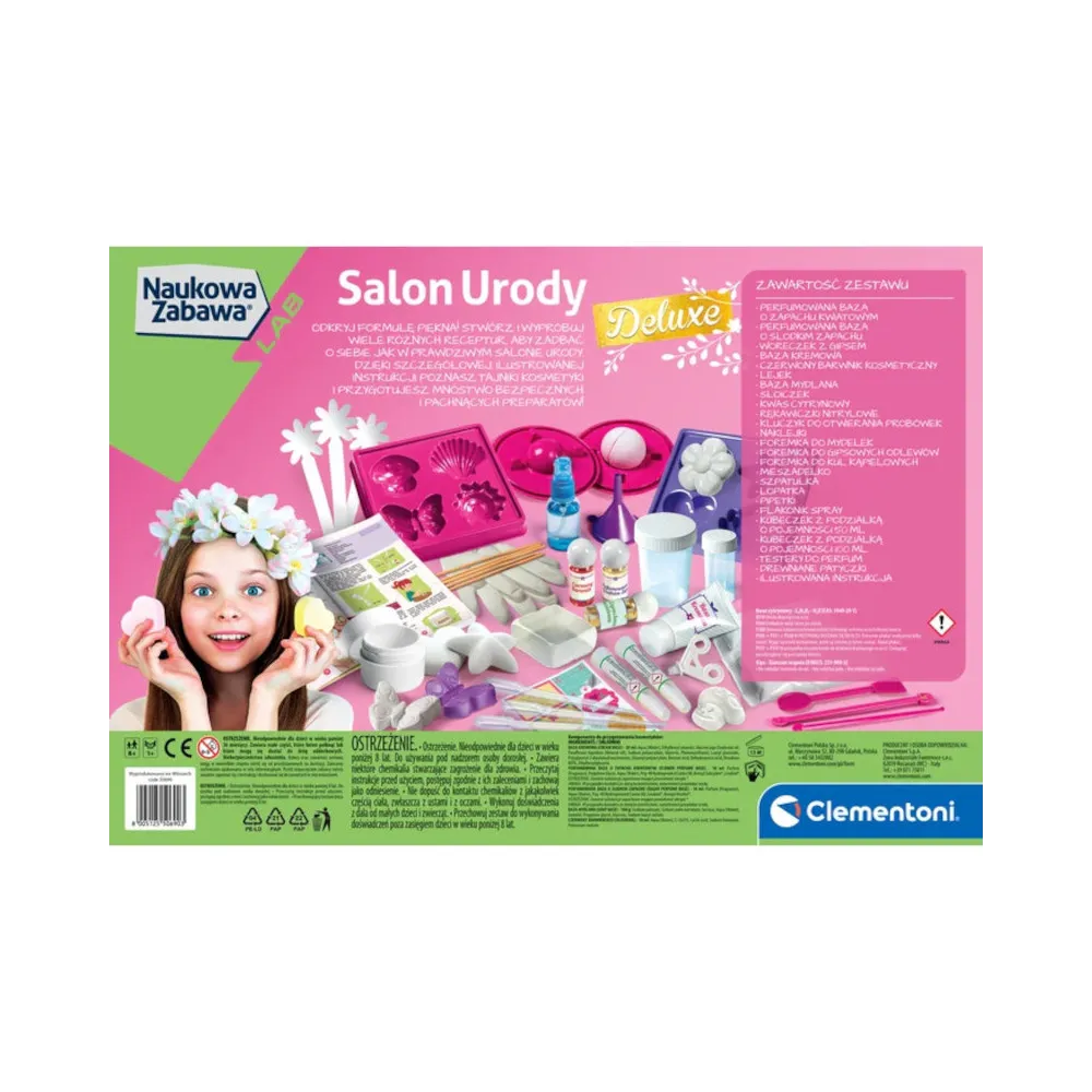 Zestaw kosmetyczny dla dzieci z instrukcją w języku polskim