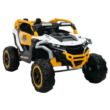 Pojazd na akumulator M3 Żółto-Biały 4x4