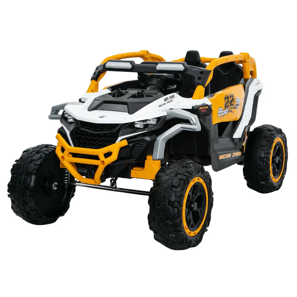 Pojazd na akumulator M3 Żółto-Biały 4x4
