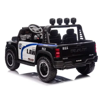 Auto na akumulator RAM ZB629-P z realistycznymi naklejkami policyjnymi