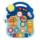 Kolorowy panel edukacyjny dla dzieci z efektami dźwiękowymi i świetlnymi