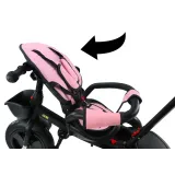 Zbliżenie na hamulec postojowy w trójkołowcu PRO550 Różowy