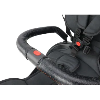 Bezpieczny rowerek dziecięcy PRO550 z 5-punktowymi pasami