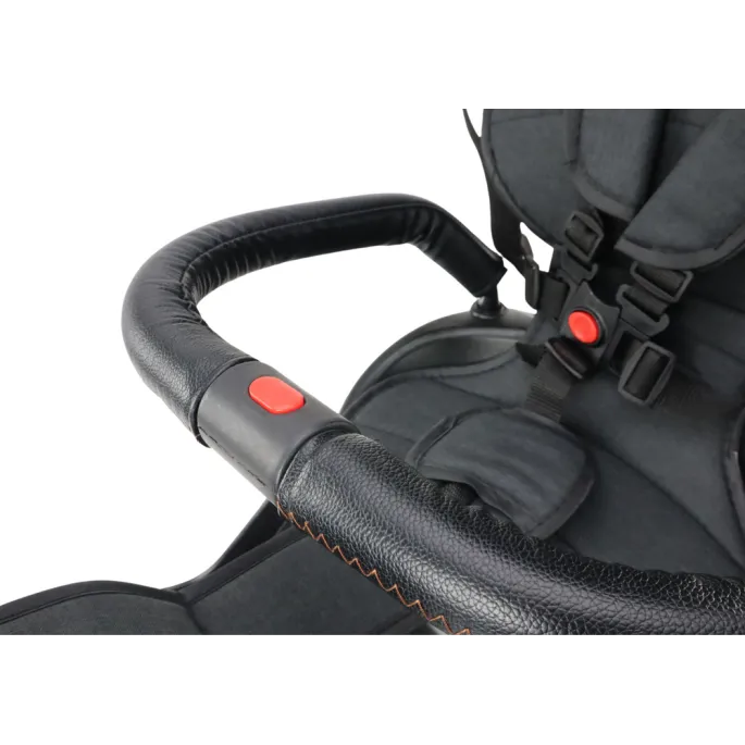 Bezpieczny rowerek dziecięcy PRO550 z 5-punktowymi pasami