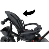 Rower trójkołowy PRO550 Czarny z odpinanymi podnóżkami