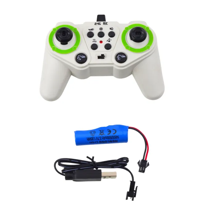 Zestaw zdalnie sterowanej koparki z pilotem i akumulatorem