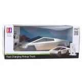 Pilot do obsługi srebrnego samochodu RC Pickup Truck z czterema trybami jazdy