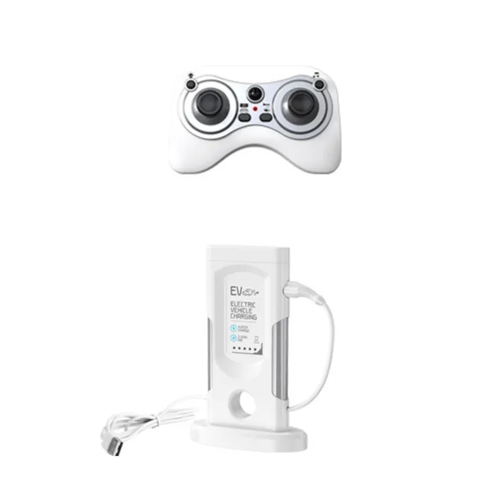 Stylowy sportowy samochód RC Audi RS E-tron GT z gumowymi oponami