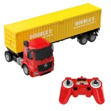 Zdejmowana naczepa i otwierane drzwi kontenera w ciężarówce RC