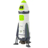 Ruchoma rakieta kosmiczna z otwieranymi włazami i kapsułą dla dzieci