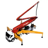 Wytrzymała betoniarka RC Huina w skali 1:18 na dużych kołach terenowych