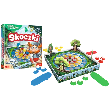 Komplet gry Skoczki 02820 inspirowany Rodziną Treflików