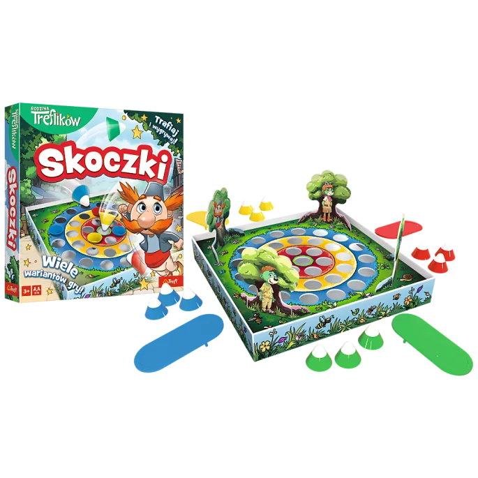 Komplet gry Skoczki 02820 inspirowany Rodziną Treflików