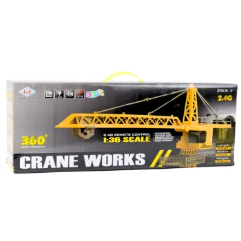 Pilot do dźwigu RC obracającego się 360°, idealny do nauki i zabawy