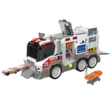 Zabawka ambulans biało-czerwona z detalami ratunkowymi i napędem