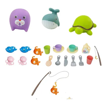 Kreatywna zabawka wodna – nauka łowienia i mycia naczyń