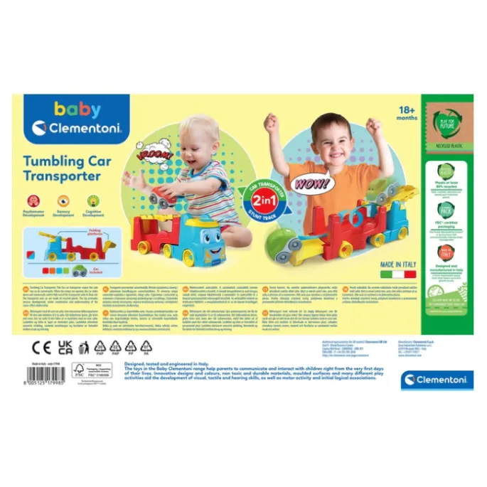 Transporter Clementoni Play For Future jako ekologiczna zabawka do zabawy