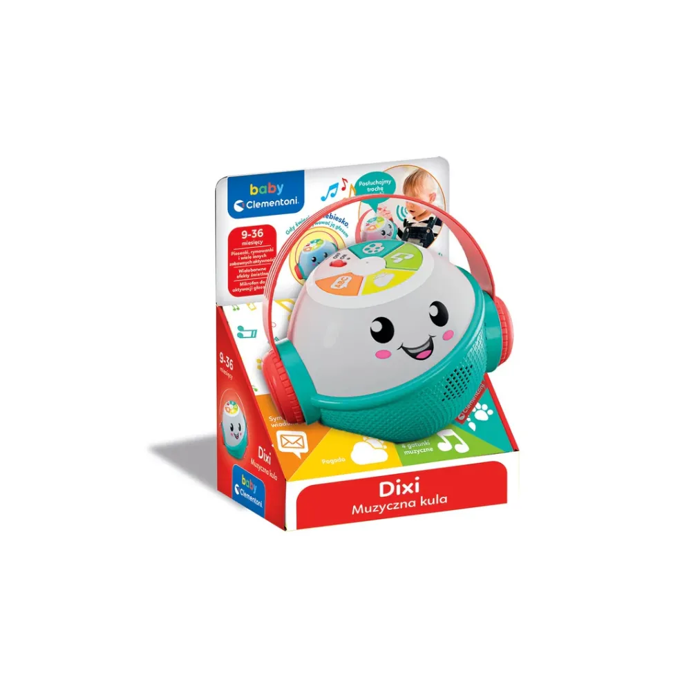 Interaktywna Muzyczna Kula DIXI Clementoni z mikrofonem dla dzieci